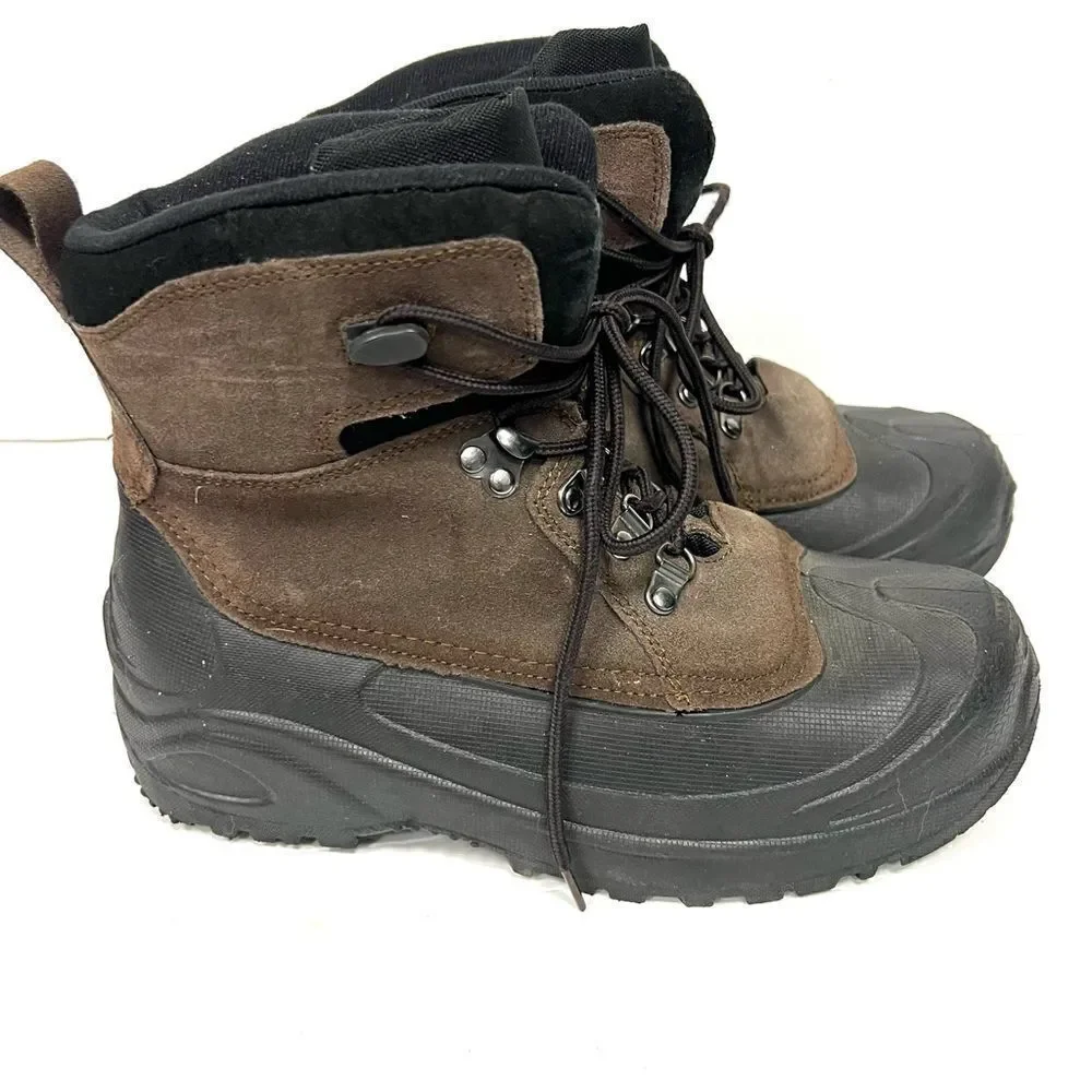 Itasca ice breaker mens waterproof lace up boots Sz 8